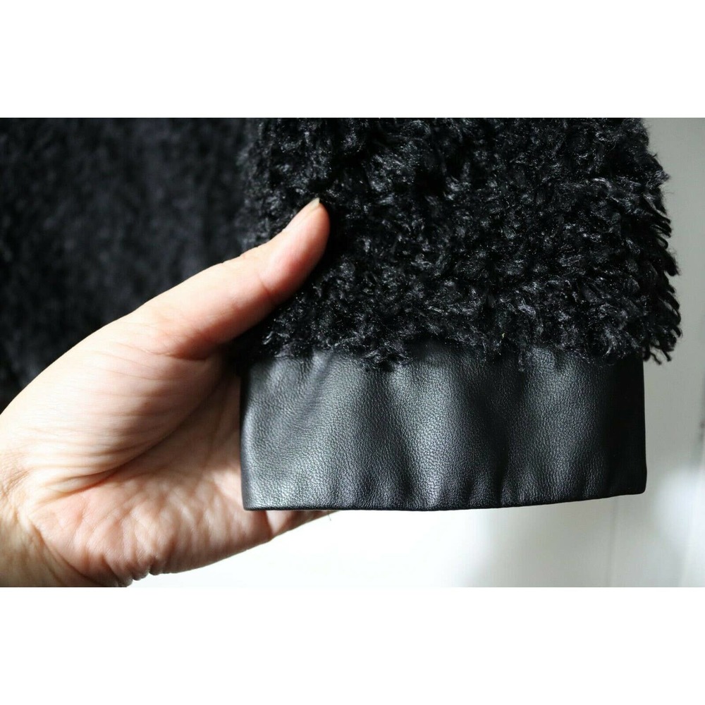 Ruby Rd. Fuzzy Black Jacket Sweater With Silver B… - image 7